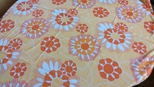 NAPPE VINTAGE ANNÉES 70 ORANGE