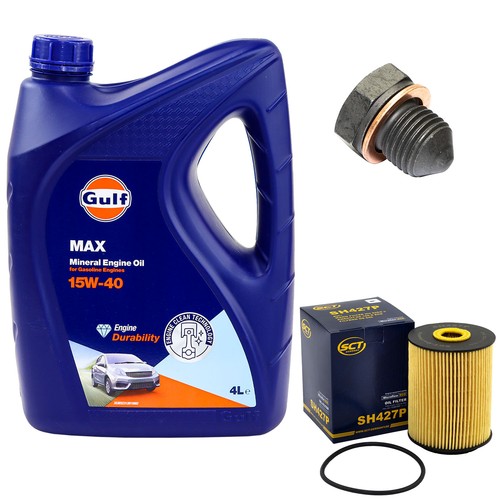 Kit huile moteur gulf - moteur, 4