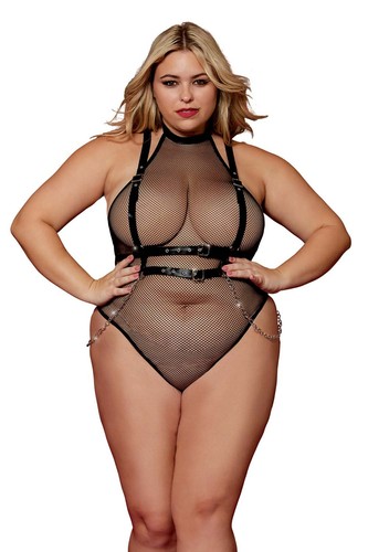 Body résille grande - body,