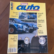 Revue Auto Passion N°40 1990