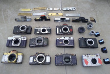 Lot d'appareils photos anciens