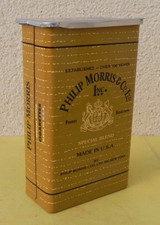 PAQUET ,BOITE à CIGARETTES en METAL "PHILIP MORRIS & Co Ltd "