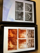 Lot 5 Nue Érotique Stéréo Plaque Verre Girl Nature Pic Vintage Old Photo Glass