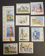 lot 10 timbres stamps neufs**