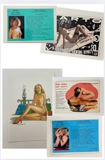 5 CARTES POSTALES FEMME - SEXY