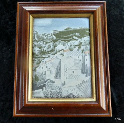 Tableau soie tissee les baux - soie,