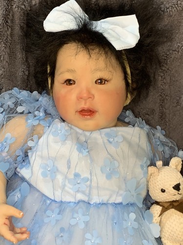 Asian sweet reborn baby girl - baby,