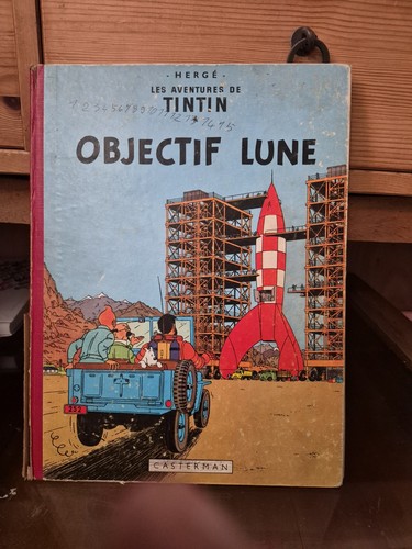 Tintin objectif lune - tintin, hergé