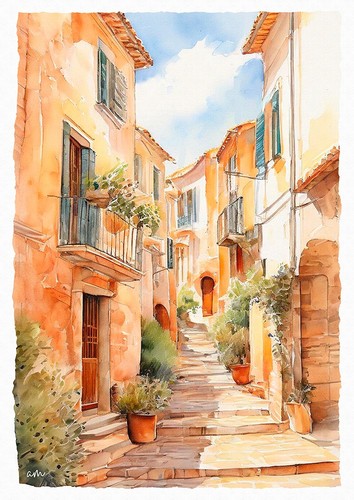 Tableau paysage provence - , de