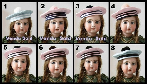 Chapeau béret poupée - , jumeau