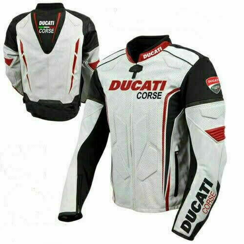 Ducati veste motard cuir - ducati,