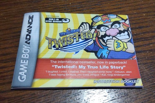 Wario ware twisted manual - wario,