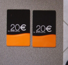 lot de recharges mobicarte