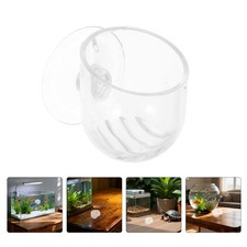  10 Pcs Distributeur Pour Poisson D'aquarium Accessoire Mangeoire En Acrylique