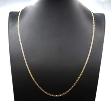 Chaîne Pour Homme En Or Massif 18K Collier Vintage Années '80 Made in Italy