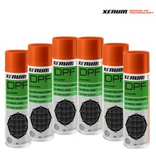 XENUM - Lot de 6 DPF CLEANER Nettoyant Filtre à particule FAP 6x 400ml + 6 buses