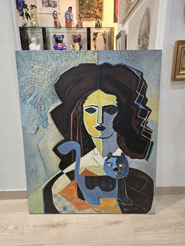 Tableau contemporain figuratif