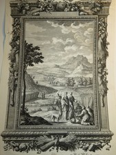 Catharina SPERLING-HECKEL (1699-1741) GRAVURE XVIII BAROQUE ABONDANCE PALESTINE