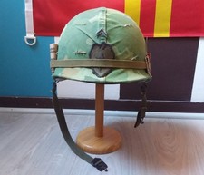 casque us m1 vietnam infanterie complet original us army 