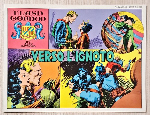 Flash gordon comic art - flash, 1993