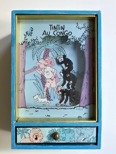 Boîte musique tintin - à, au