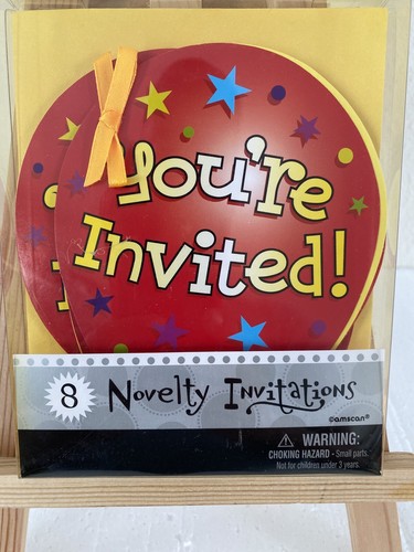 Novelty invitations sparkly - invitations,