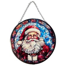 Santa Claus Stained Glass