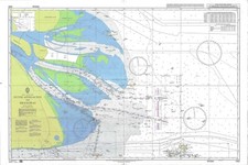 Amirauté 1602 Chine Chang Jiang Extérieur Approches À Shanghai Chart Carte