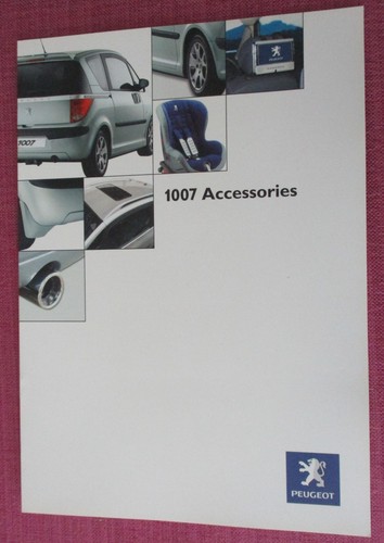 Peugeot 1007 accessories - accessories, sales