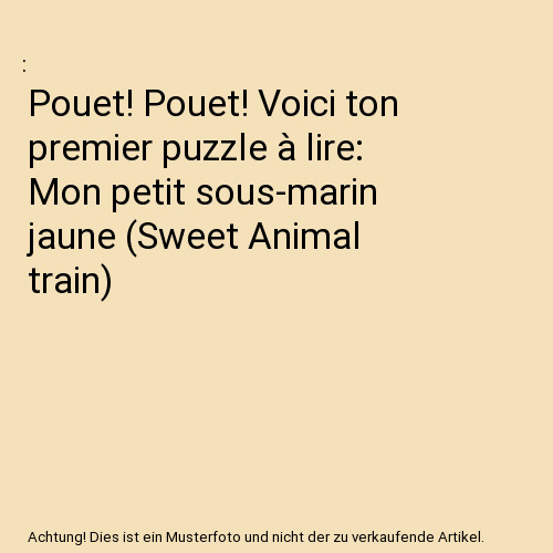 Pouet voici ton - pouet!,
