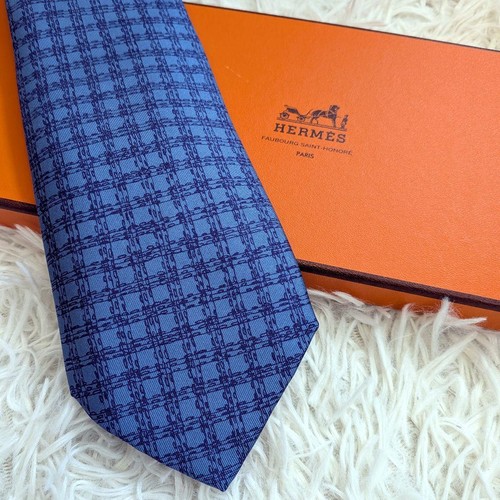 Cravate hermes soie 144 - cravate, en