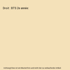 Droit : BTS 2e année