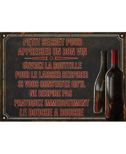 Plaque métal vintage sur - , le