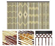 Provence Suspendu en Bois Perlé Porte Rideau Écran 90 x 180cm Porte Insecte Neuf