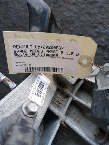 Boite vitesses renault - boite, de