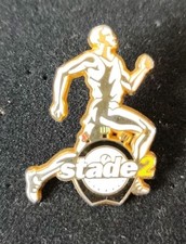  RARE PIN'S STADE 2 SPORT TV ANTENNE 2 A2  ARTHUS BERTRAND CHRONO CHRONOMÈTRE