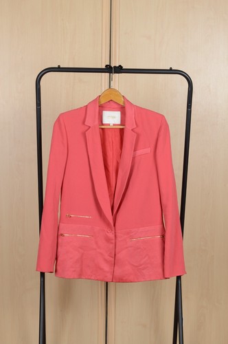 Maje one button pink acetate - button,