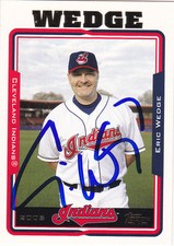 ERIC WEDGE CLEVELAND INDIANS