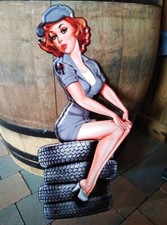 PLAQUE TÔLE PIN UP ATELIER