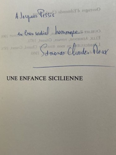 Charles roux une - charles-roux, (edmonde).