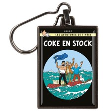 Porte-clés en métal Les Aventures de Tintin (Coke en Stock)