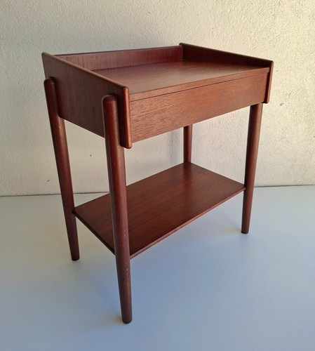 Danish bedside table borge - bedside,