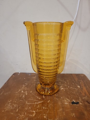 Ancien vase verre moule - vase,verre, moule,art