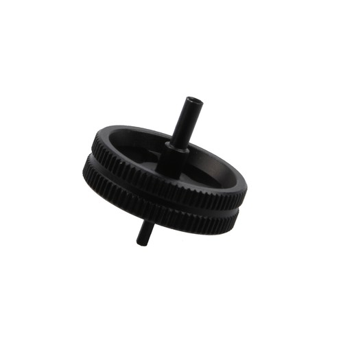 Black metal roller mouse - metal,