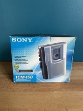 Sony TCM-150 Vintage Cassette Recorder - Neuf en Boîte - Rare Retro Dictaphone