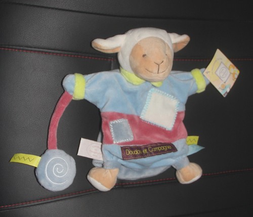 Doudou marionnette zig zag - doudou,