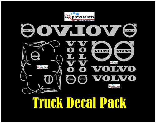Volvo truck decals - volvo, decals.
