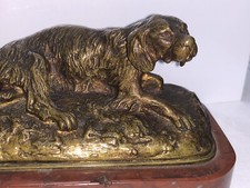 Bronze Chien signé FRATIN