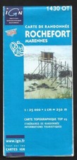 CARTE IGN SERIE BLEUE . RANDONNEE . 1430 OT . ROCHEFORT MARENNES