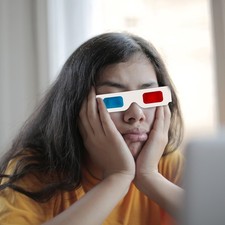 Lot de 60 lunettes 3D anaglyphes universelles en papier pour cinéma